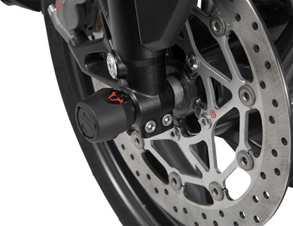 SW-MOTECH FRONT AXLE SLIDER SET BLACK Kawasaki Z900 STP.08.176.10901/B