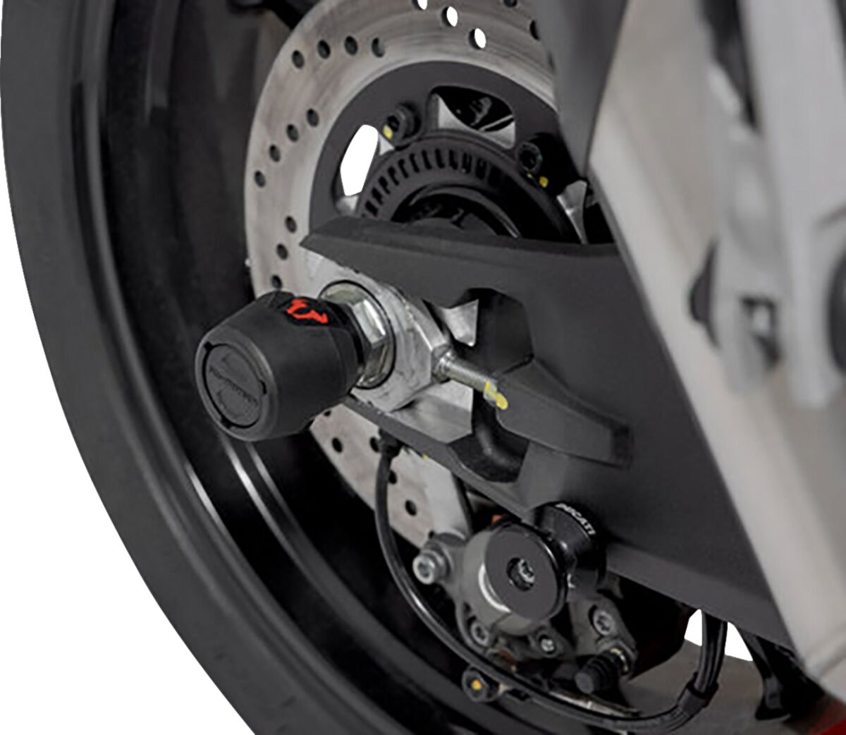 SW-MOTECH REAR AXLE SLIDER SET BLACK KTM 790/890 Duke, 790 Adv/ R STP.04.176.10801/B
