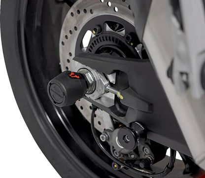 SW-MOTECH REAR AXLE SLIDER SET BLACK KTM 790/890 Duke, 790 Adv/ R STP.04.176.10801/B