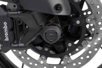 SW-MOTECH FRONT AXLE SLIDER SET BLACK KTM 790 Adv. / R. 890 Adv. / R STP.04.176.10901/B