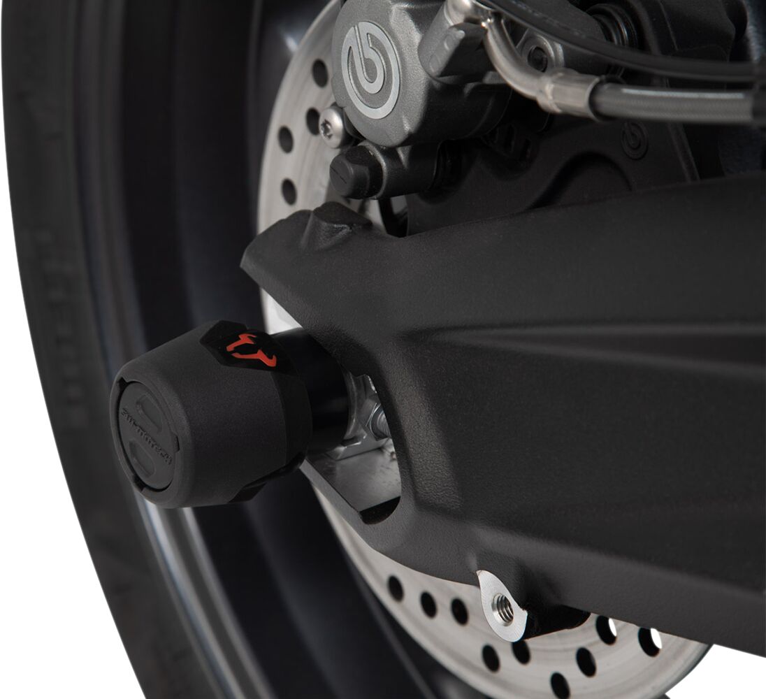 SW-MOTECH REAR AXLE SLIDER SET BLACK Suzuki GSX-S1000 / F, Honda CB1100RR STP.05.176.10301/B