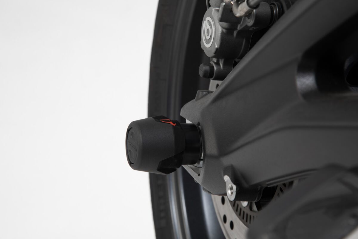 SW-MOTECH REAR AXLE SLIDER SET BLACK Suzuki GSX-S1000 / F, Honda CB1100RR STP.05.176.10301/B