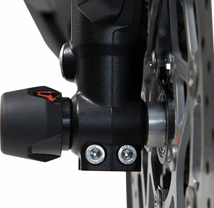 SW-MOTECH FRONT AXLE SLIDER SET BLACK V-Strom 1000 / 1050, MT-10 STP.05.176.10101/B