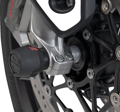 SW-MOTECH FRONT AXLE SLIDER SET BLACK TRIUMPH, HONDA, YAMAHA STP.11.176.10201/B