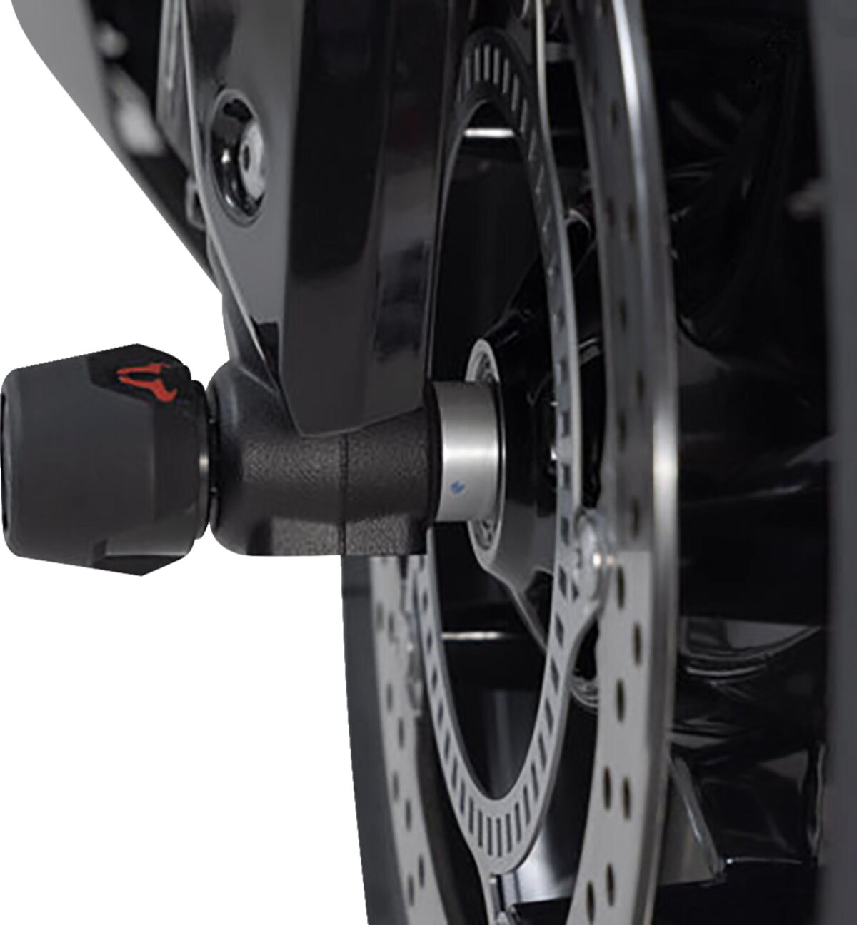 SW-MOTECH FRONT AXLE SLIDER SET BLACK Street Triple , Daytona STP.11.176.10501/B