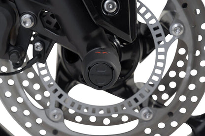 SW-MOTECH FRONT AXLE SLIDER SET BLACK Street Triple , Daytona STP.11.176.10501/B