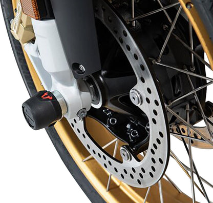 SW-MOTECH FRONT AXLE SLIDER SET BLACK BMW R 1200 GS / RT, R 1250 GS / RT STP.07.176.10204/B