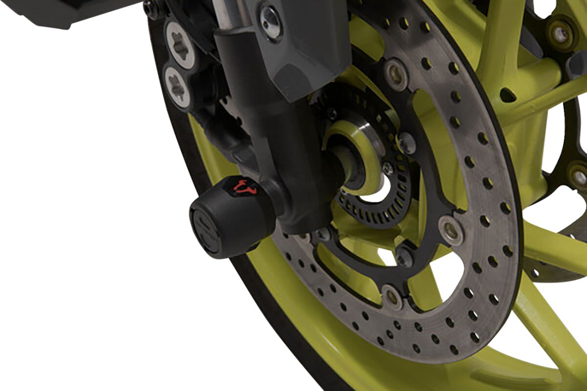 SW-MOTECH FRONT AXLE SLIDER SET BLACK Yamaha MT-09/Tracer, Tracer 900GT STP.06.176.10701/B