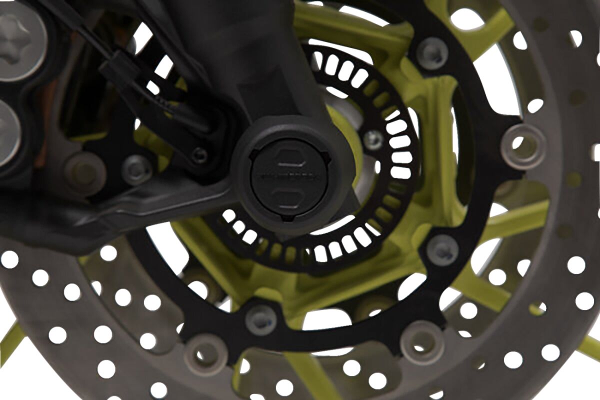 SW-MOTECH FRONT AXLE SLIDER SET BLACK Yamaha MT-09/Tracer, Tracer 900GT STP.06.176.10701/B