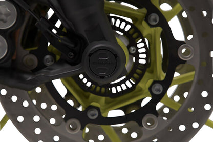SW-MOTECH FRONT AXLE SLIDER SET BLACK Yamaha MT-09/Tracer, Tracer 900GT STP.06.176.10701/B