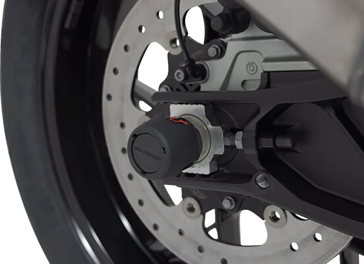 SW-MOTECH REAR AXLE SLIDER SET BLACK KTM 1050/1090/1190 Adv, 1290 SAdv STP.04.176.10701/B