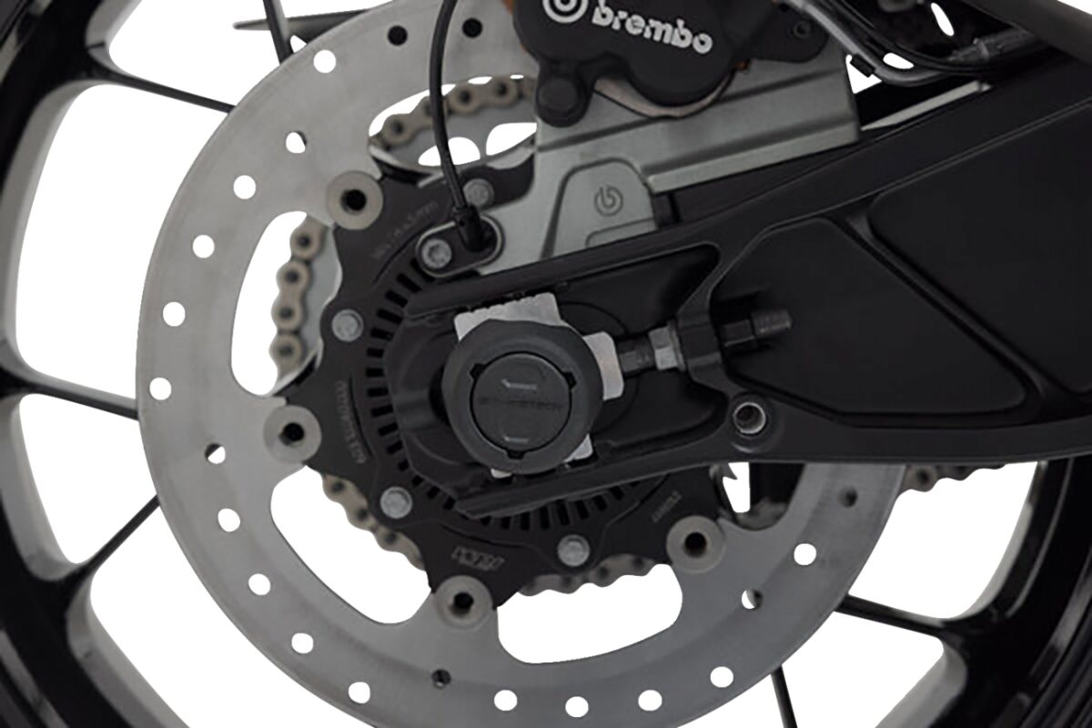 SW-MOTECH REAR AXLE SLIDER SET BLACK KTM 1050/1090/1190 Adv, 1290 SAdv STP.04.176.10701/B