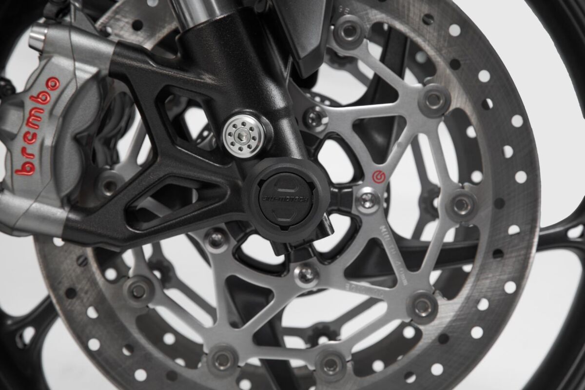 SW-MOTECH SLIDER FOR FRONT AXLE BLACK Moto Guzzi V85 TT STP.17.176.10001/B