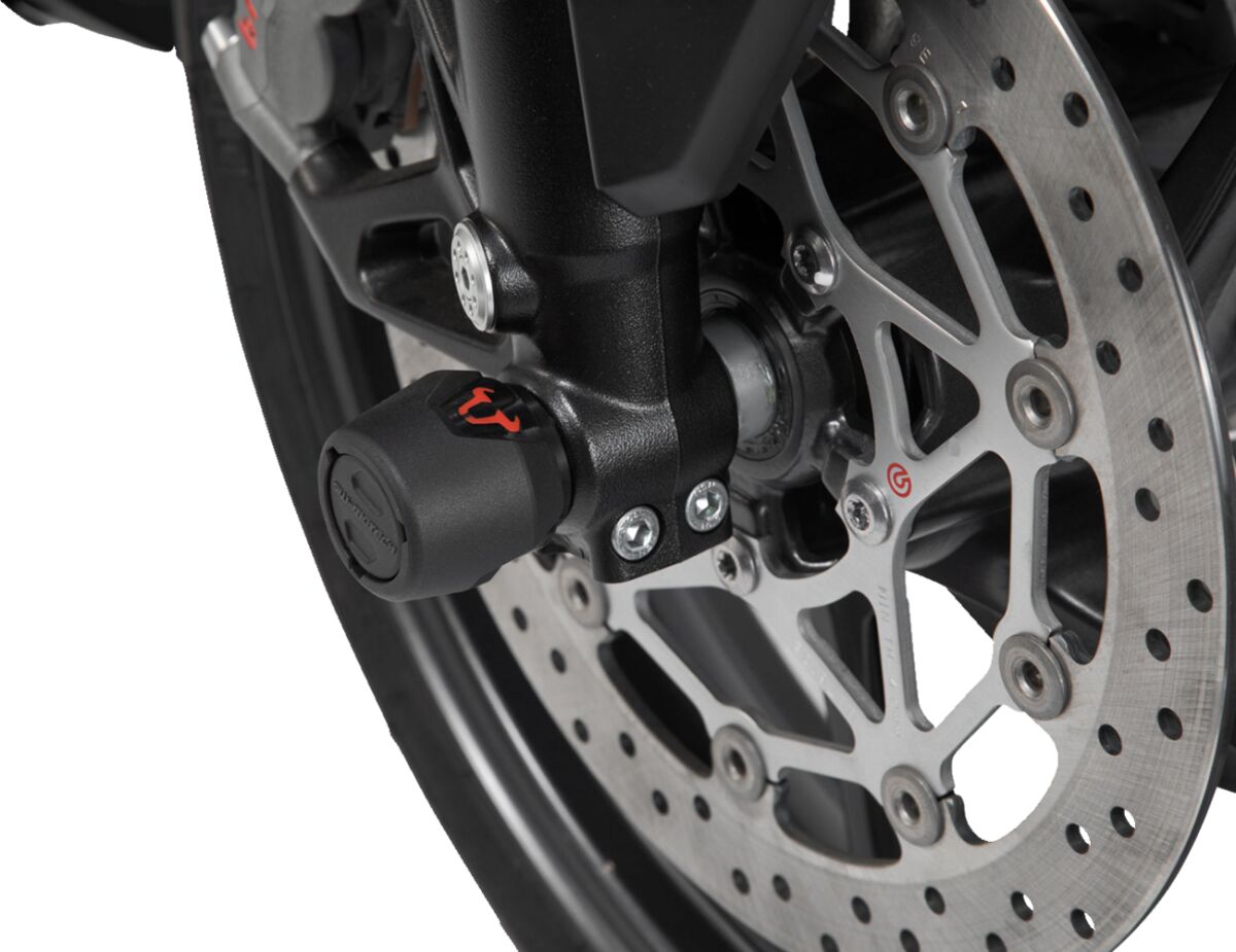 SW-MOTECH FRONT AXLE SLIDER SET BLACK Yamaha MT-09/Tracer, XSR900/Abar STP.06.176.10401/B