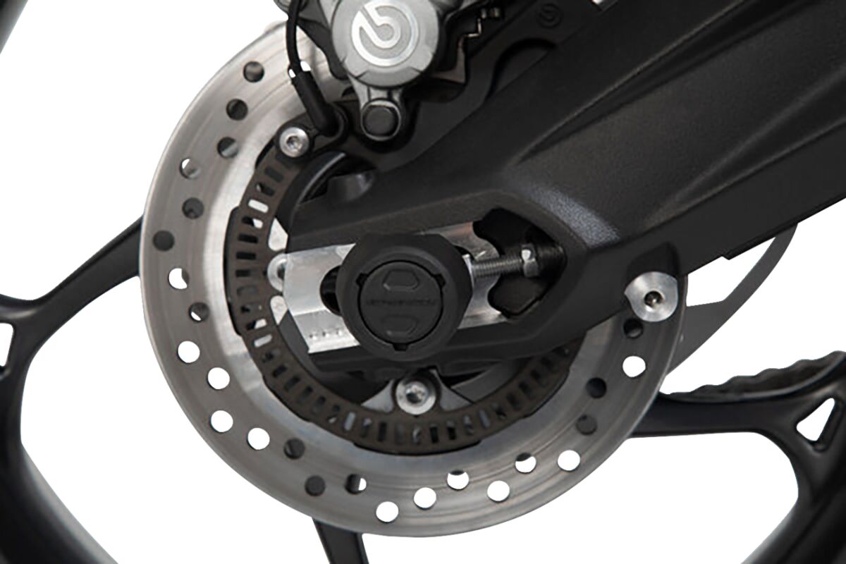 SW-MOTECH REAR AXLE SLIDER SET BLACK Yamaha MT-09/Tracer, XSR900/Abar STP.06.176.10201/B