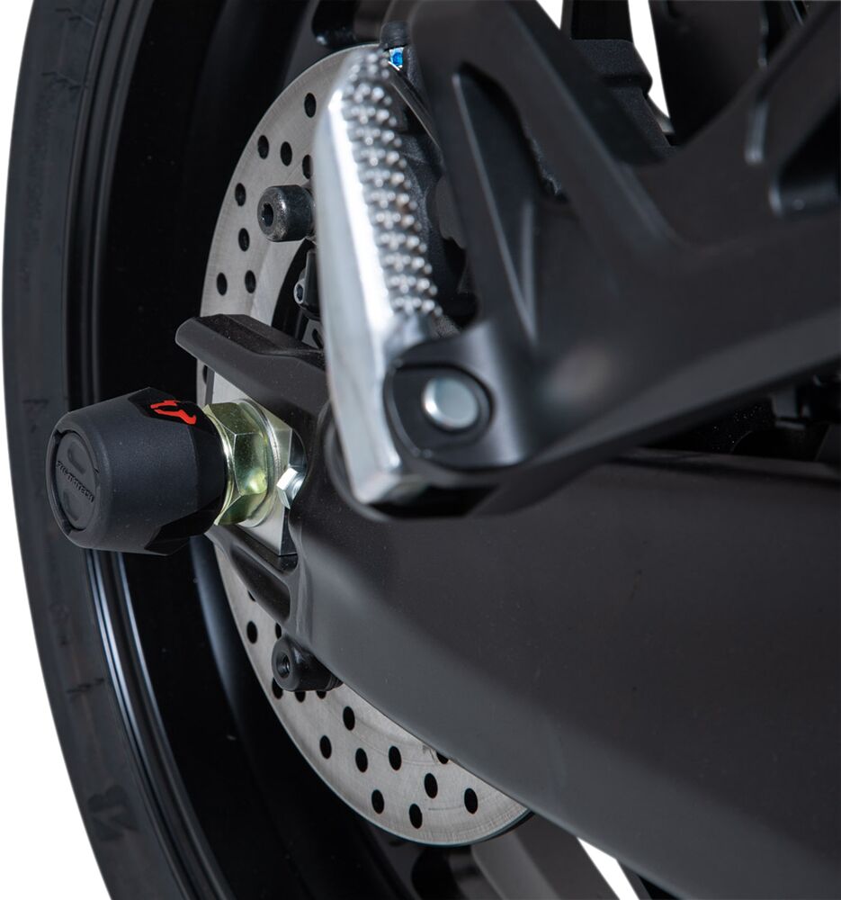 SW-MOTECH REAR AXLE SLIDER SET BLACK Yamaha Tracer 9 STP.06.176.11000/B