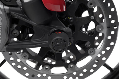 SW-MOTECH FRONT AXLE SLIDER SET BLACK Ducati Multistrada V4 STP.22.176.10600/B