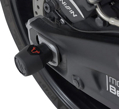 SW-MOTECH REAR AXLE SLIDER SET BLACK Triumph Trident 660 STP.11.176.10700/B