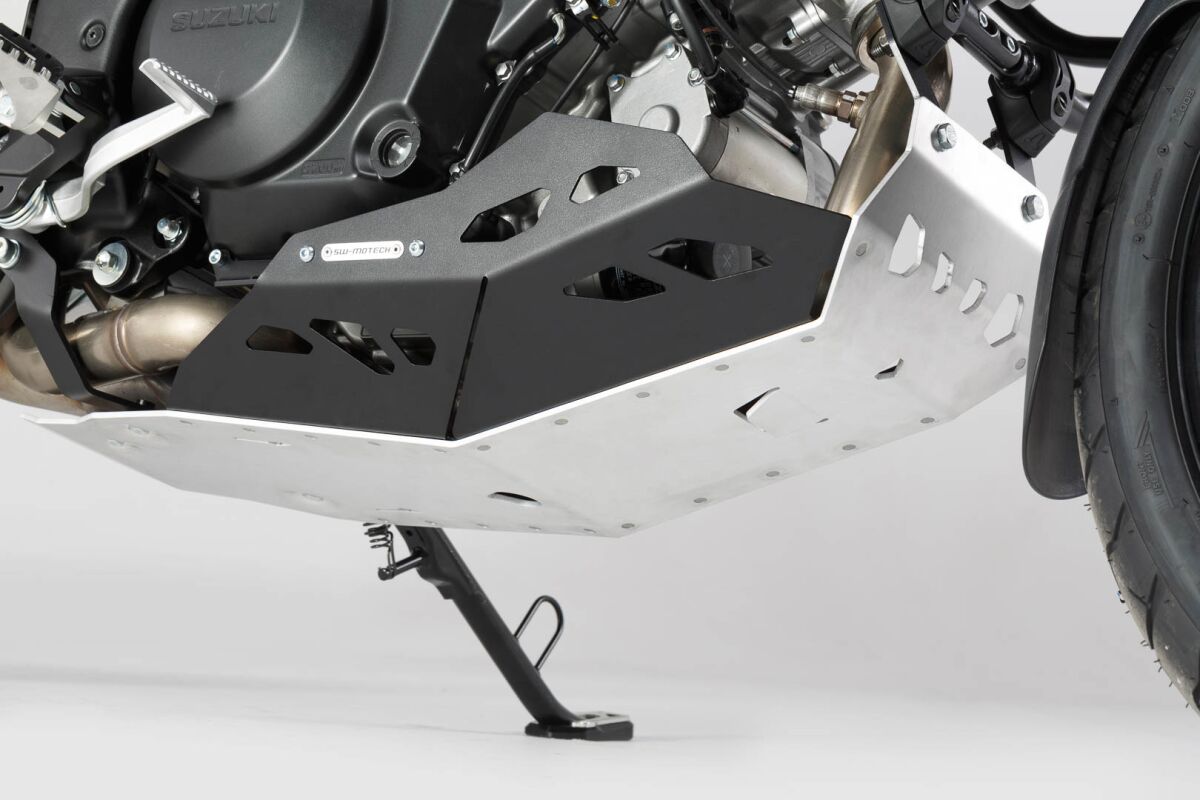SW-MOTECH ENGINE GUARD BLACK/SILVER For V-Strom 1000 MSS.05.440.10000