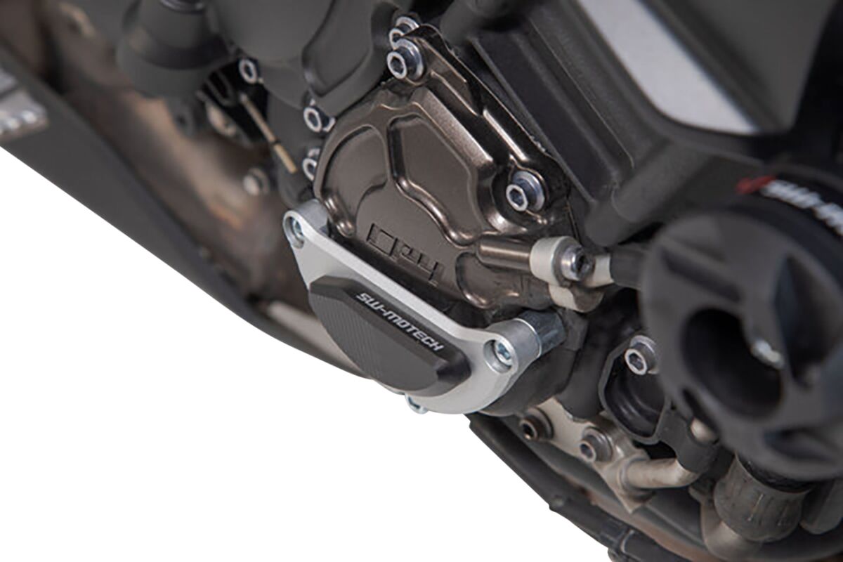 SW-MOTECH ENGINE CASE PROTECTOR BLACK/SILVER Yamaha MT-10 MSS.06.564.10000