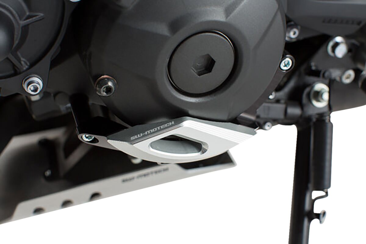 SW-MOTECH ENGINE CASE PROTECTOR BLACK/SILVER XSR900 , MT-09/ Tracer MSS.06.599.10100