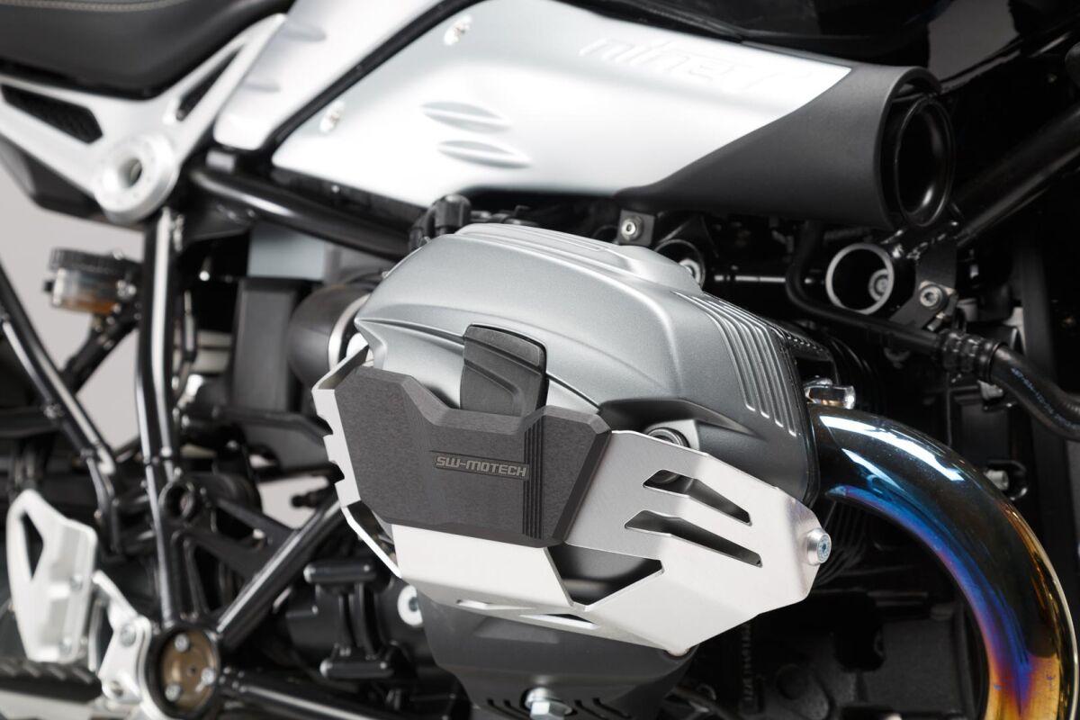 SW-MOTECH CYLINDER GUARD SILVER BMW R1200 R / GS / Adv, R nineT MSS.07.754.10000/S