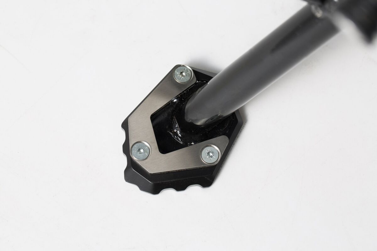 SW-MOTECH SIDESTAND FOOT EXTENSION BLACK/SILVER Honda VFR800X ,CB/R models STS.01.548.10000