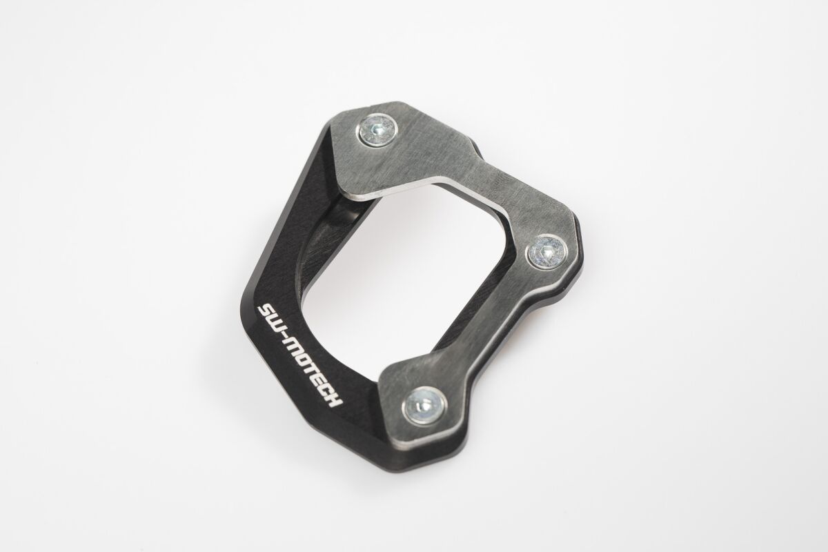 SW-MOTECH SIDESTAND FOOT EXTENSION BLACK/SILVER BMW F650GS/F800GS, Husqvarna TR650 STS.07.102.10101/S