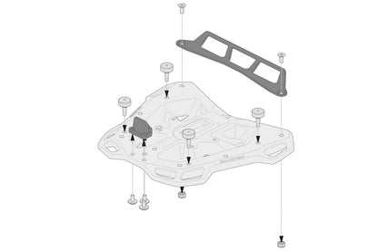 SW-MOTECH Adapter kit for ADVENTURE-RACK GPT.00.152.35300/B