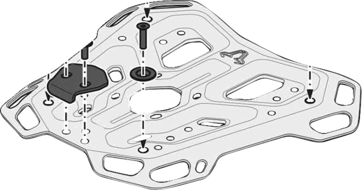 SW-MOTECH LUGGAGE ADVENTURE-RACK BLACK Yamaha XT1200Z Super Ténéré GPT.06.148.19000/B