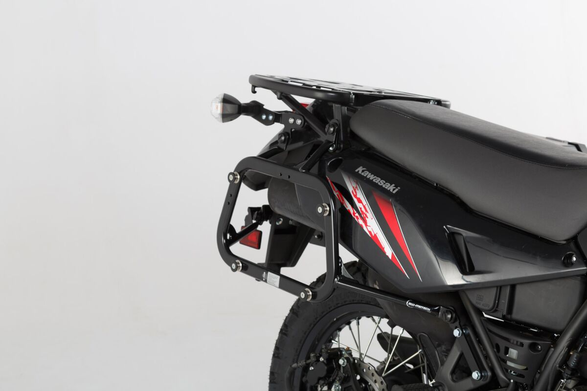 SW-MOTECH SIDE CARRIER EVO BLACK Reinforced Kawasaki KLR650 KFT.08.363.20000/B