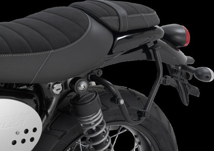 SW-MOTECH SLC SIDE CARRIER LEFT BLACK Triumph Street Twin/ Scrambler/ Cup, Thruxton TFC HTA.11.667.10003