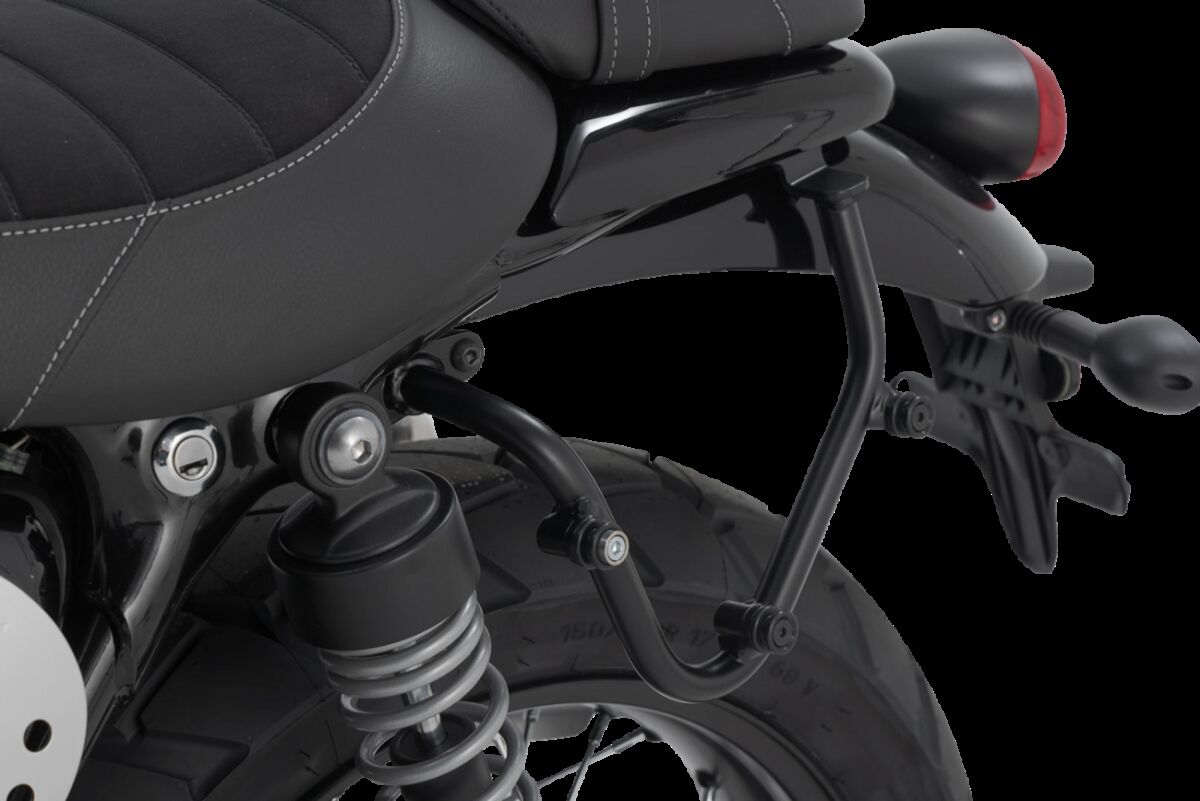 SW-MOTECH SLC SIDE CARRIER LEFT BLACK Triumph Street Twin/ Scrambler/ Cup, Thruxton TFC HTA.11.667.10003