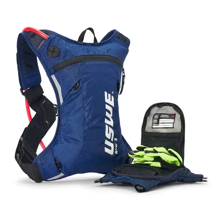 USWE Moto Hydro 3 Hydration Pack (a.k.a Raw 3) – Dark Blue