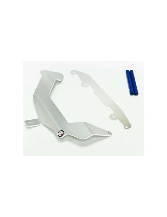 Protections de radiateurs en aluminium avec entretoises bleues pour Yamaha WRR250 - WR250X