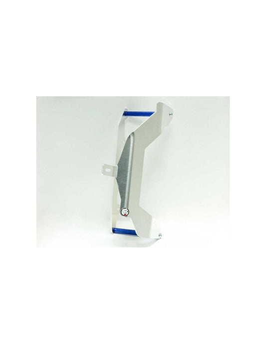 Radiator braces in aluminum with bleues spacers for Yamaha WRR250 - WR250X