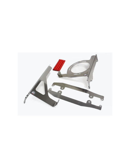 Protections de radiateurs en aluminium avec entretoises rouges pour Beta 125RR - 200RR - 250RR - 300RR