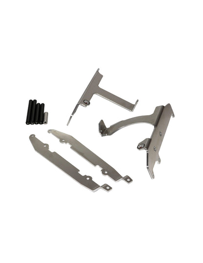 Protections de radiateurs en aluminium avec entretoises noires pour Sherco SEF300