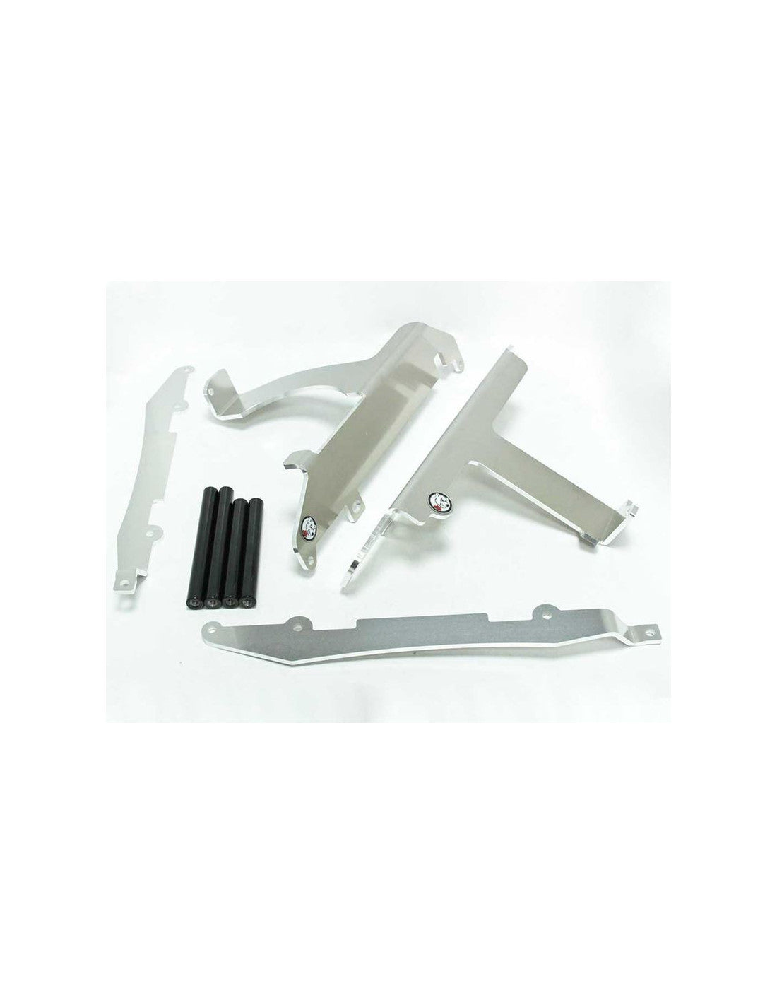 Protections de radiateurs en aluminium avec entretoises noires pour Sherco 250 - 300SEFR