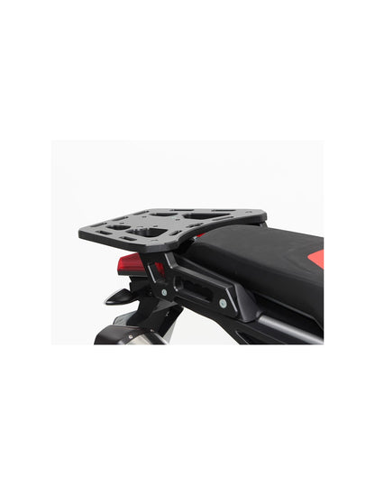 Côté droit du porte paquet noir en plastique PEHD 15mm pour Aprilia Tuareg 660