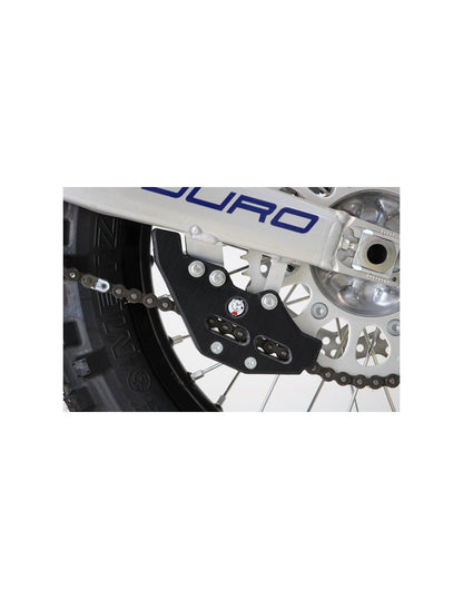 Side view of the chain guide in UHMW plastic for Honda