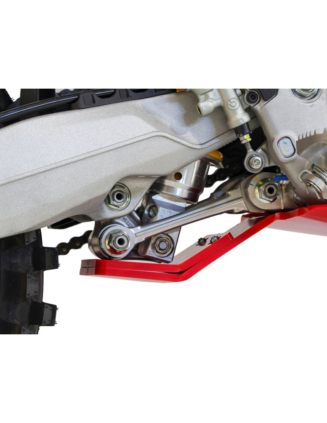 Skid Plate Hard Enduro Ducati Desmo450 MX / EDX / EDS (2025 – 2026) - red