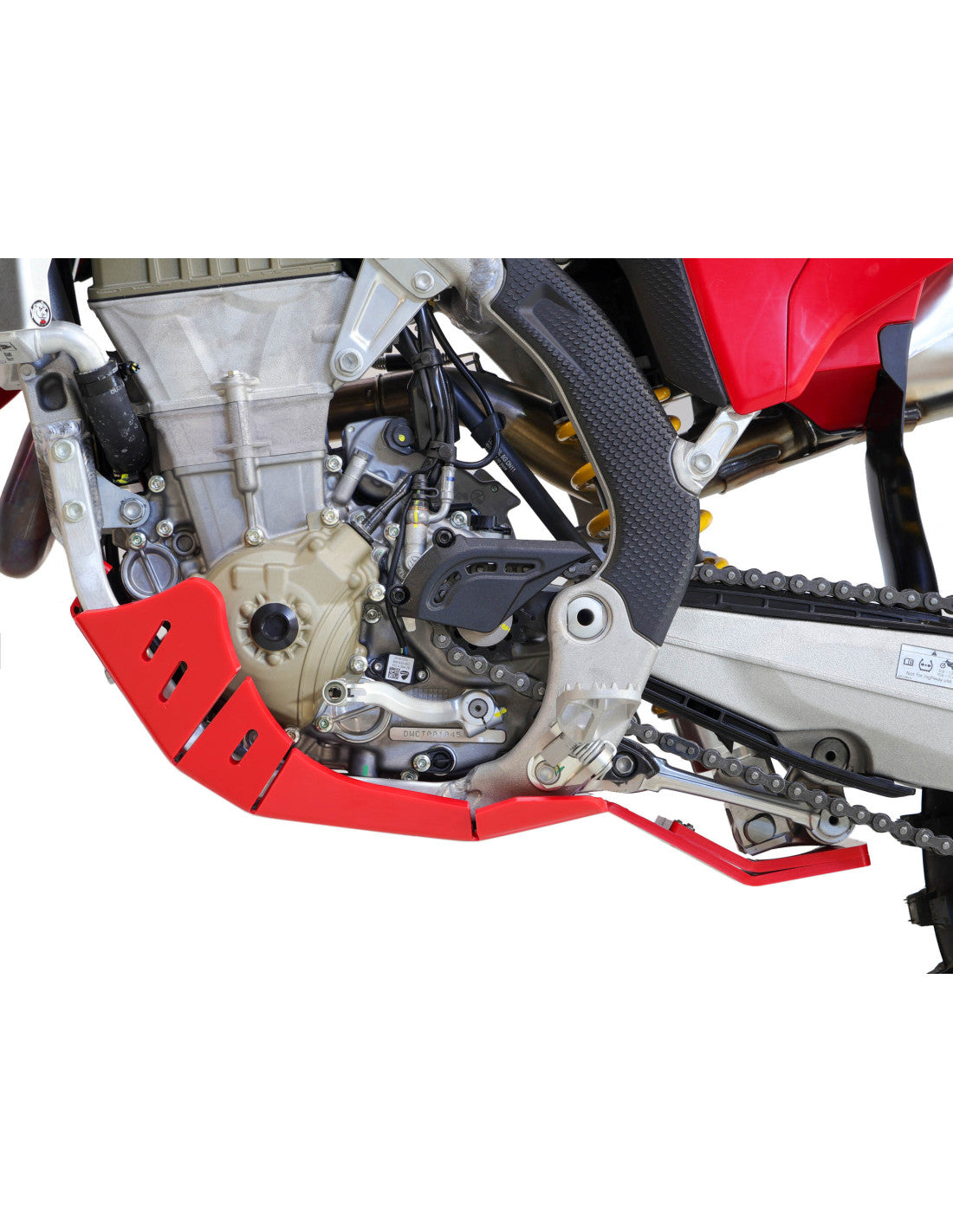 Skid Plate Hard Enduro Ducati Desmo450 MX / EDX / EDS (2025 – 2026) - red