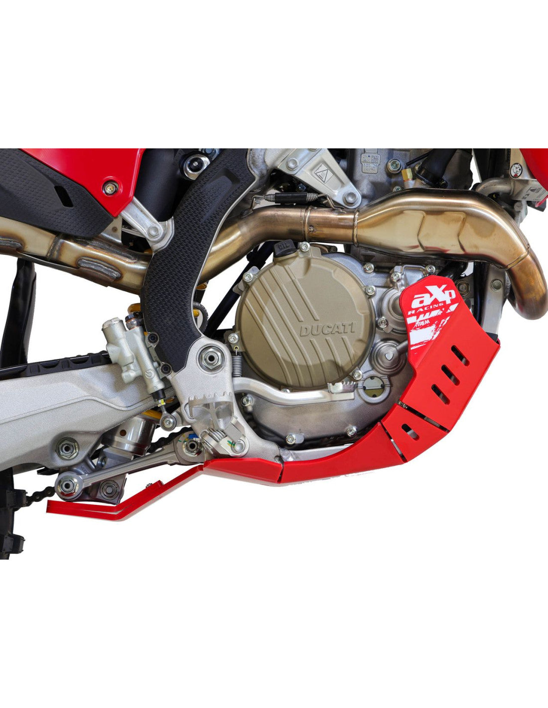 Skid Plate Hard Enduro Ducati Desmo450 MX / EDX / EDS (2025 – 2026) - red