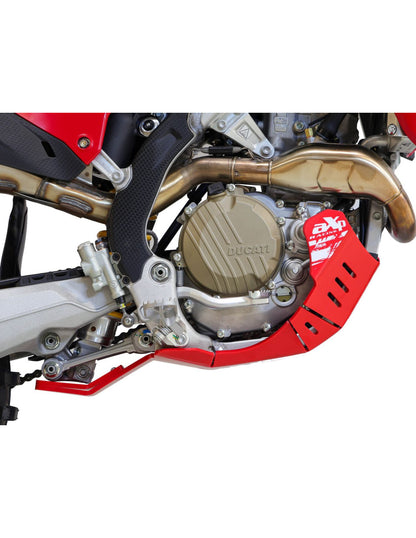 Skid Plate Hard Enduro Ducati Desmo450 MX / EDX / EDS (2025 – 2026) - red