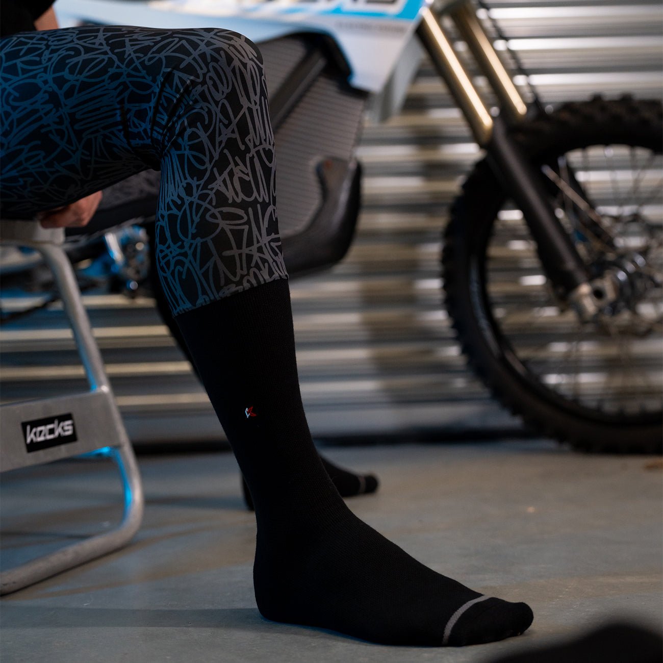 Scribble Moto Sock