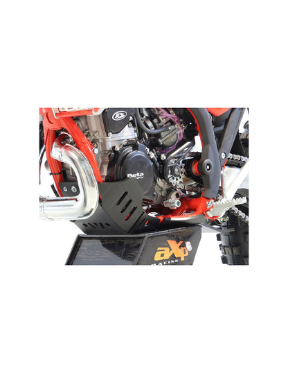 Côté gauche du sabot noir en plastique PEHD avec protection de biellette pour Beta 250 et 300Xtrainer