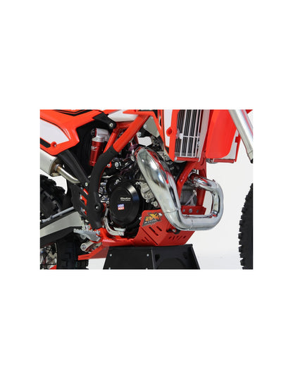 Côté droit du sabot rouge en plastique PEHD avec protection de biellette pour Beta 250 et 300Xtrainer