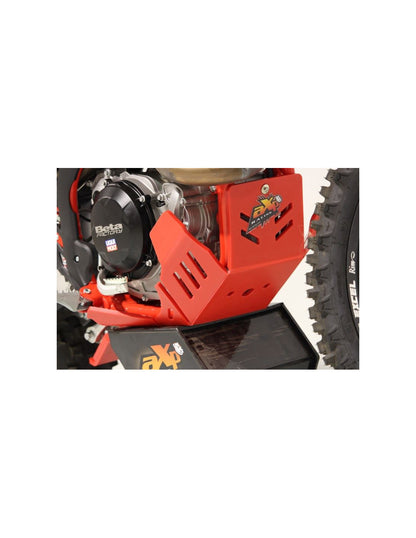 Côté droit du sabot rouge en plastique PEHD avec protection de biellette pour Beta enduro 4T