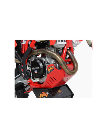 Côté droit du sabot rouge en plastique PEHD avec protection de biellette pour Beta 350RR - 500RR